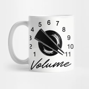 Volume Knob 11 - Vintage Guitar Music Lover Funny Rock Tee Mug